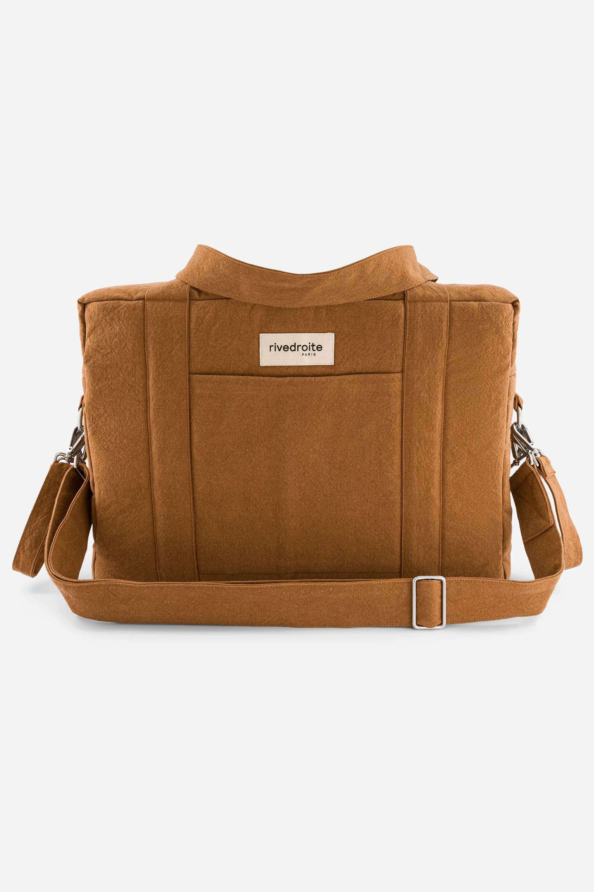 Darcy the anti diaper bag - Recycled cotton Tobacco