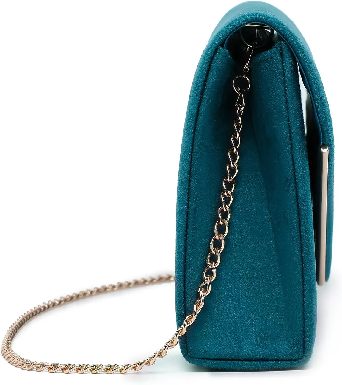 Dasein Women Faux Suede Evening Clutch Bags Formal Party Clutches Wedding Purses Cocktail Prom Clutches