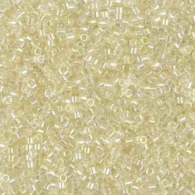DB 1676, Crystal/Light Lemonade -ICL-Transparent-Luster -Dyed - Miyuki Delica Beads - Size 11 - 5 grams -  - Wholesale & Retail