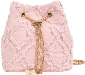Denim Bucket Bag, Jean Purses for Women Denim Crossbody Bags Hobo Bag Drawstring Handbag