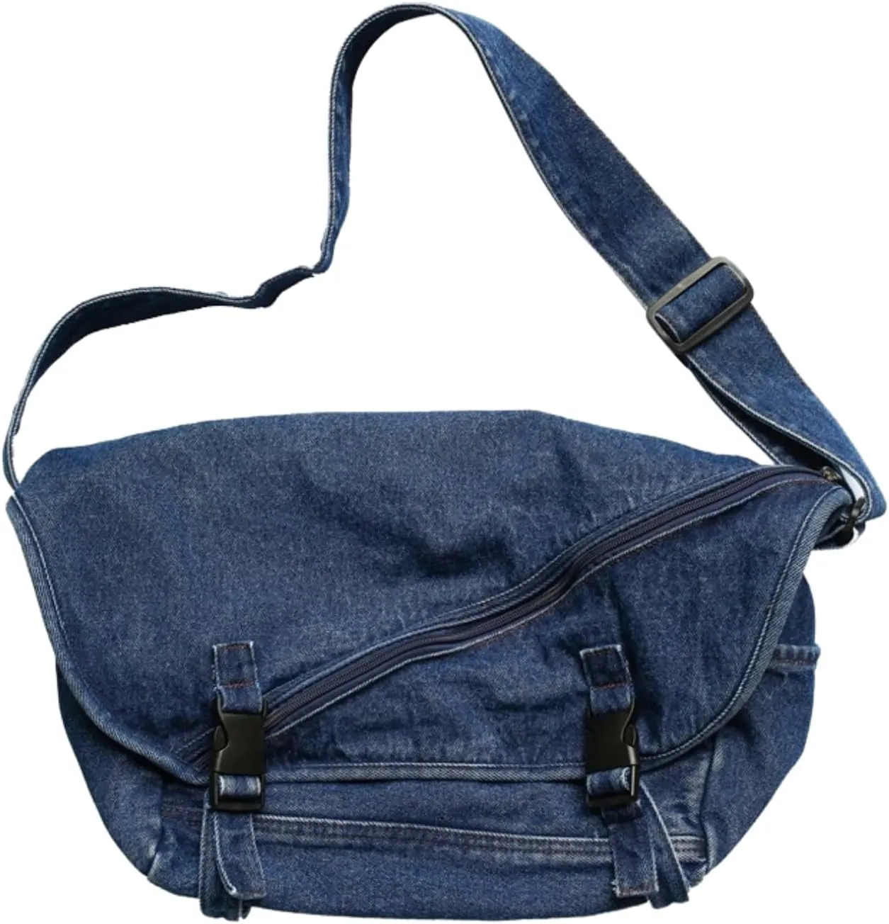 Denim Crossbody Bags For Women Men Retro Blue Jean Purses Tote Bag Canvas Messenger Bag Shoulder Bag Handbag