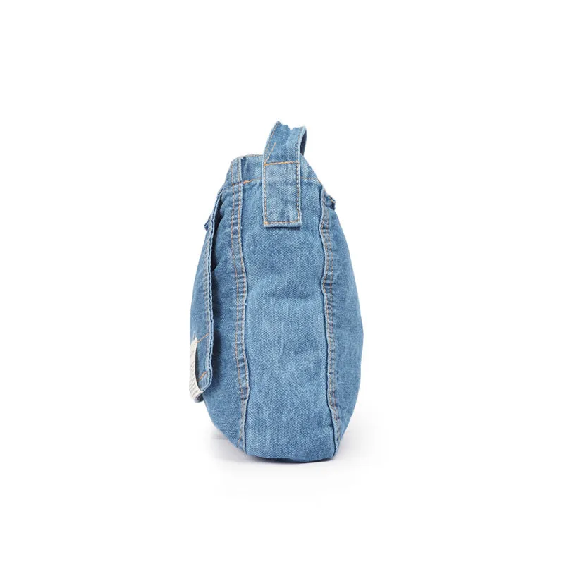 Denim Messenger Bag