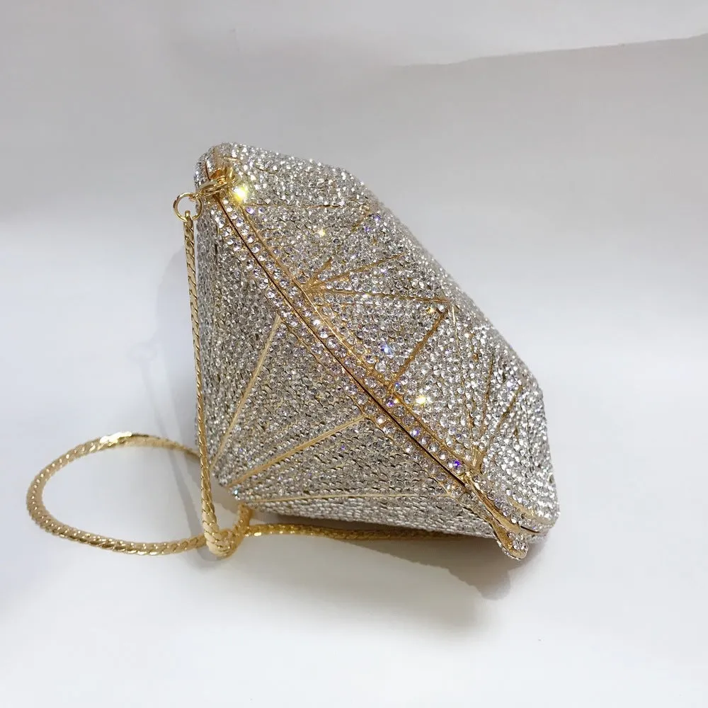 Diamond Full Rhinestone Clutch Shiny Banquet Purse