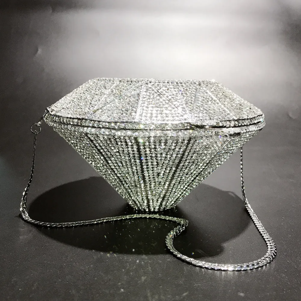 Diamond Full Rhinestone Clutch Shiny Banquet Purse