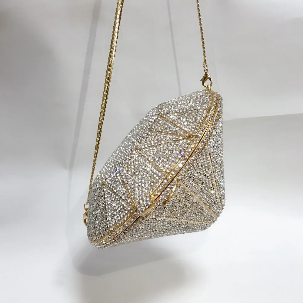 Diamond Full Rhinestone Clutch Shiny Banquet Purse