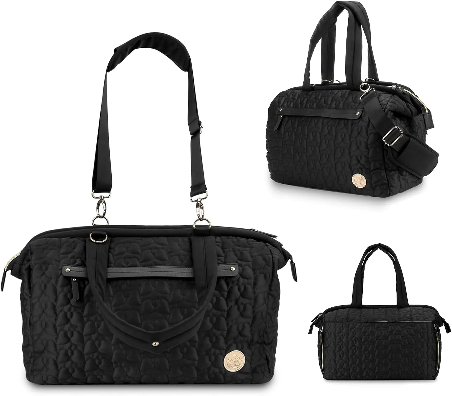 Diaper Quiltde Tote Large Mommy Maternity Bag Stroller Bag Upgrade Multi-Function with Adjustable Shoulder Strap