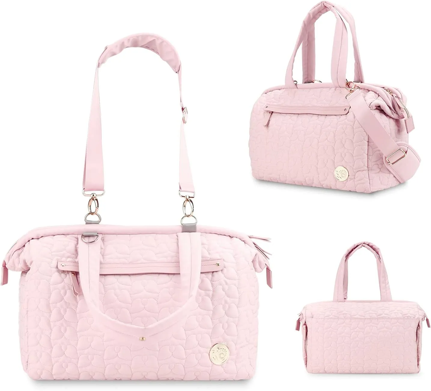 Diaper Quiltde Tote Large Mommy Maternity Bag Stroller Bag Upgrade Multi-Function with Adjustable Shoulder Strap