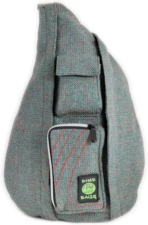 DIME BAGS - Slinger Crossbody Bag - Premium Over the Shoulder Sling Bag - Cross Body Strap Backpack (Aqua)