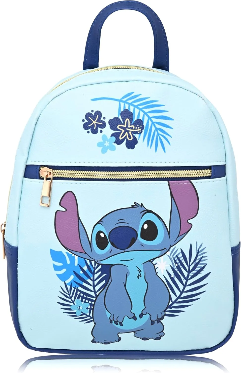 Disney Lilo and Stitch Backpack for Women, Men, Unisex | Cute PU Leather 10" Stitch Mini Backpack Purse Shoulder Purse | Stitch Bag and Stitch Accessories