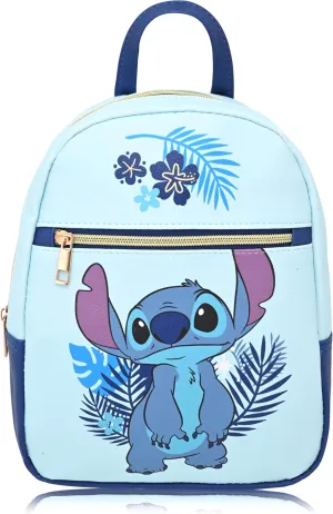 Disney Lilo and Stitch Backpack for Women, Men, Unisex | Cute PU Leather 10" Stitch Mini Backpack Purse Shoulder Purse | Stitch Bag and Stitch Accessories