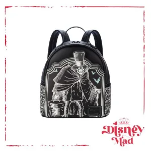 Disney Parks The Haunted Mansion Loungefly Mini Backpack Glow in The Dark - Disney Parks