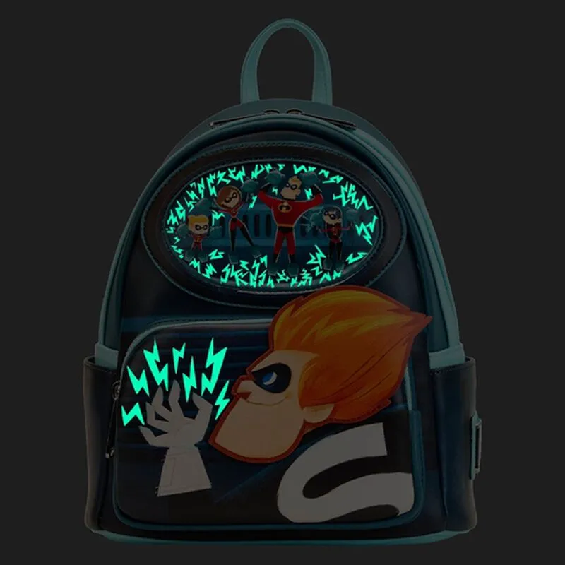 Disney Pixar Mini Backpack Syndrome The Incredibles GITD Loungefly
