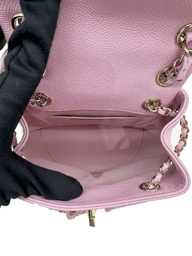 Effective communication Calfskin Shiny Superior Chanel Pink Backpack Grained