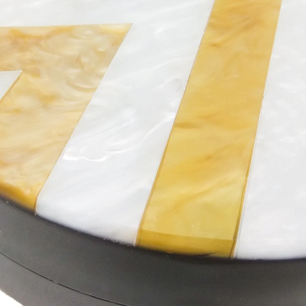 Elisa acrylic clutch bag