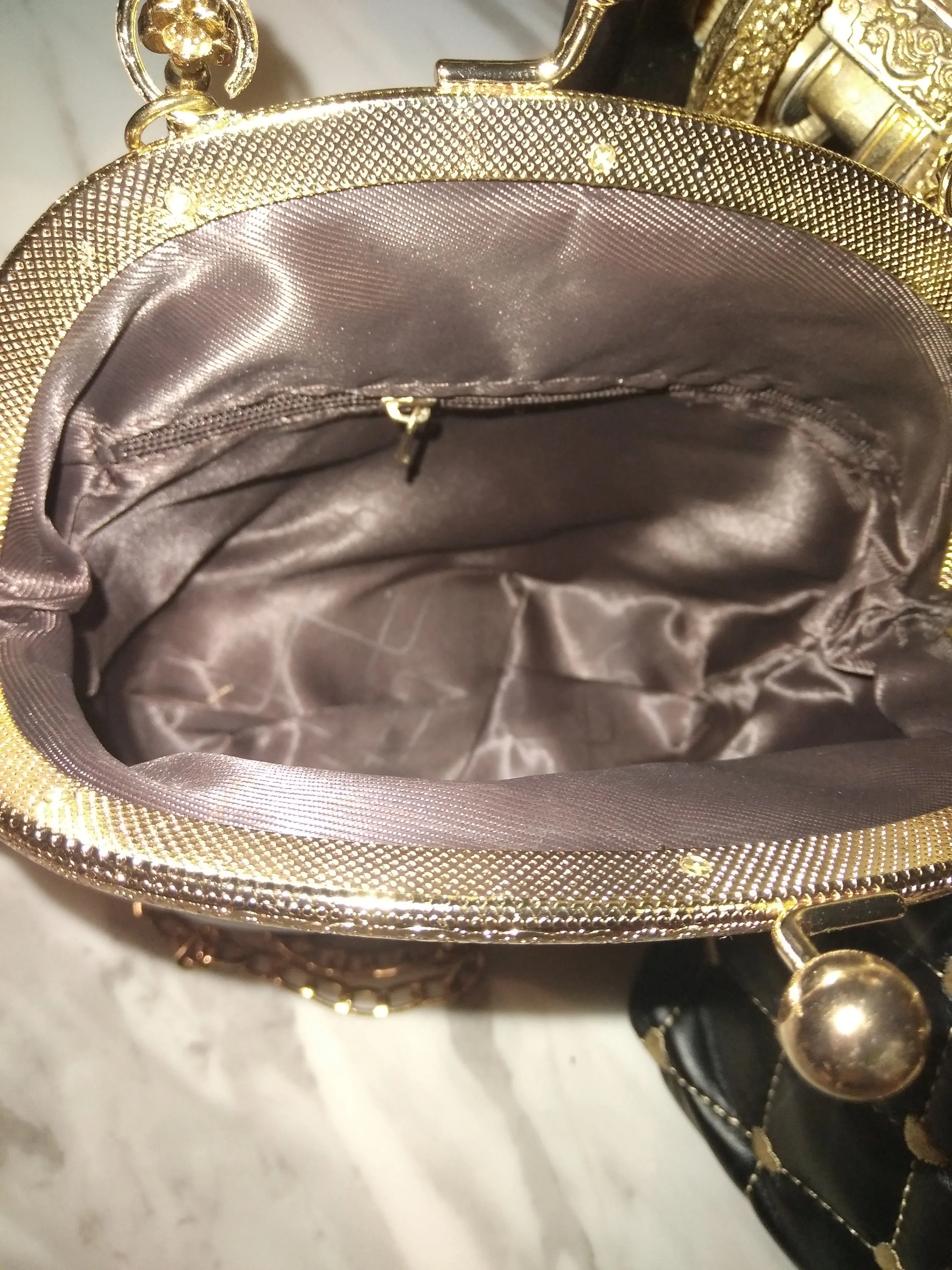 Embroidery PU Clutch