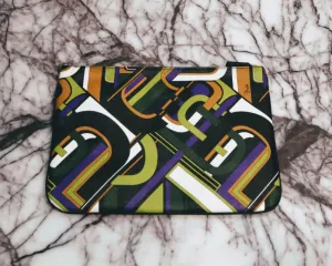 Emilio Pucci Leather Clutch Purse