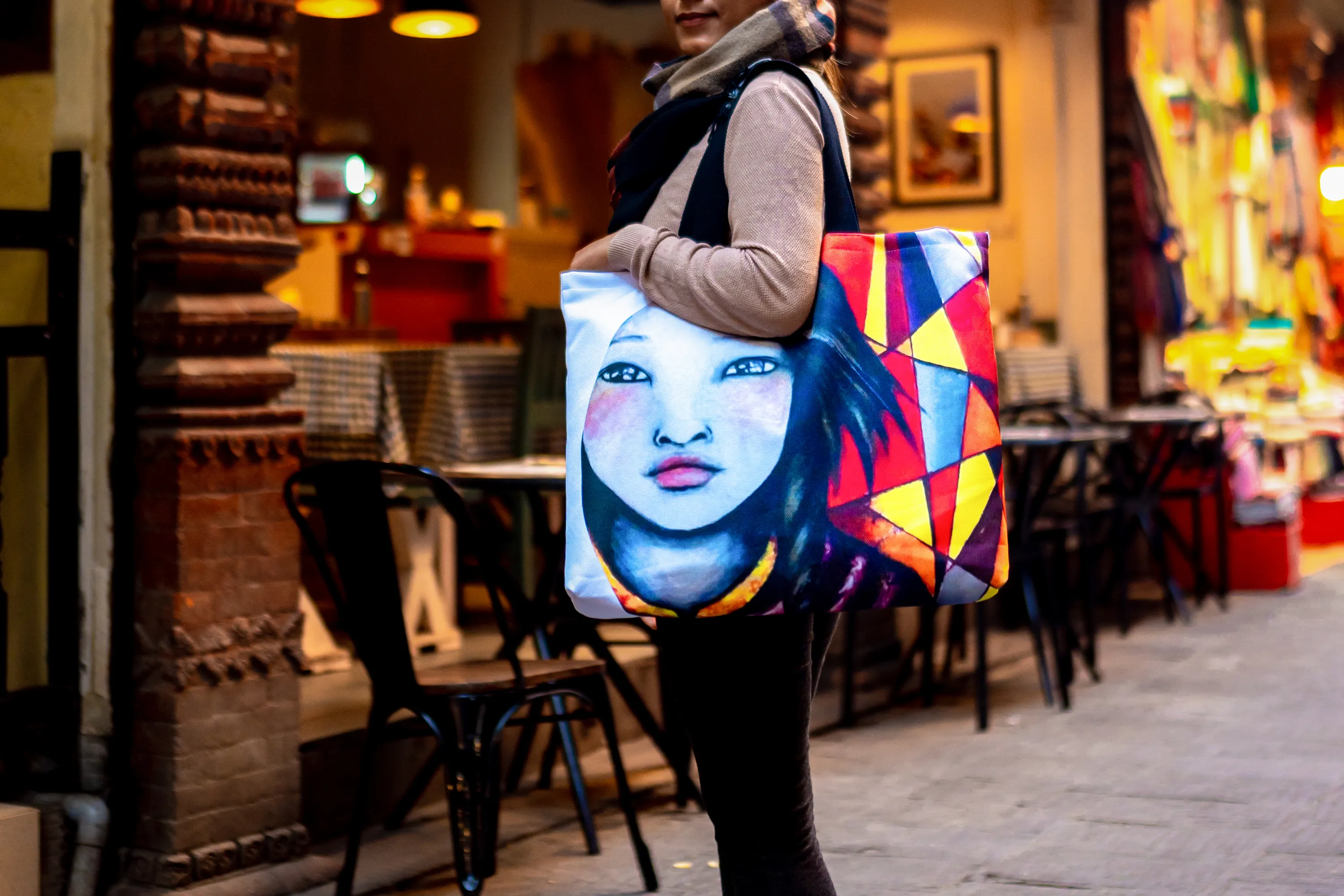 Empower Nepali GIrls Xtra Large Tote