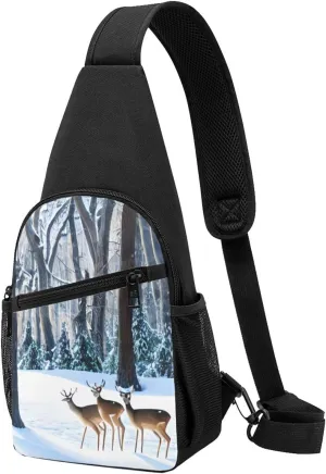England Symbols Crossbody Chest Bag, Casual Backpack, Small Satchel, Multi-Functional Travel Hiking Backpacks