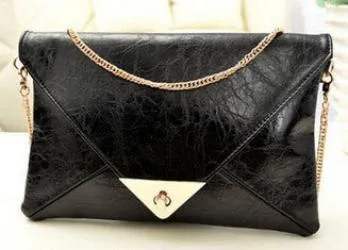 Envelope clutch bag messenger bag shoulder pouch women pu leather handbags A40-246