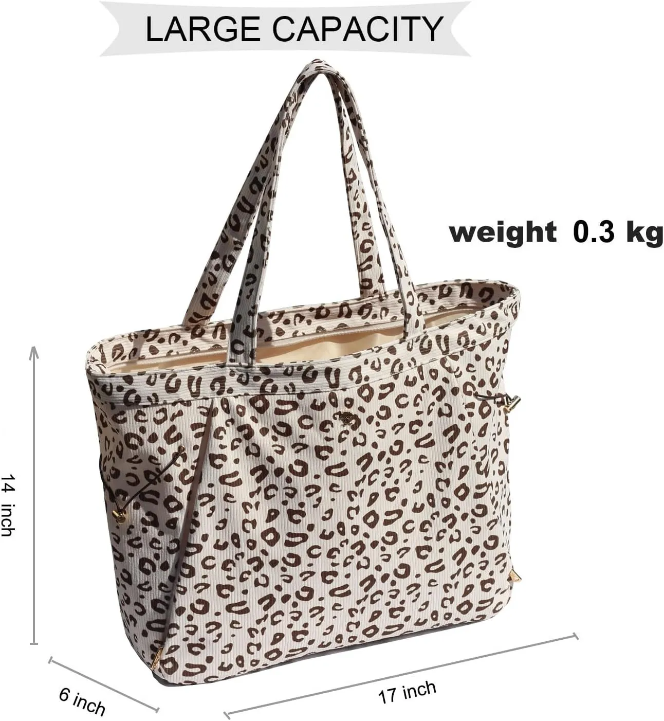 ESVAN Corduroy Yoga Tote Bag Gifts for Women Drawstring Everyday Valentines Gifts for Office Workout Travel Carryall Pilates Gym and Vacation
