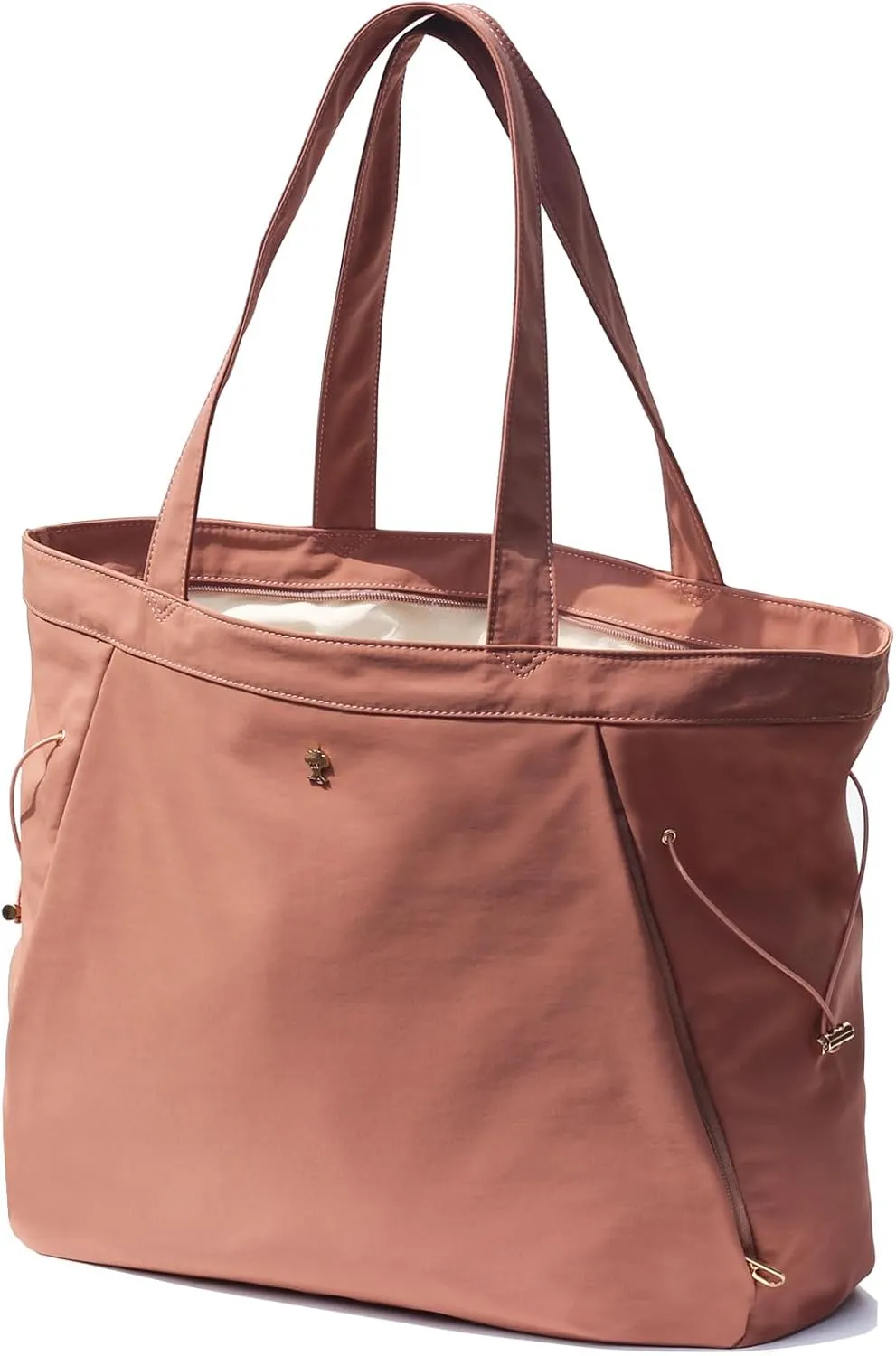 ESVAN Yoga Tote Bag for Women Shoulder Bags Drawstring for Office Workout Travel Carryall Pilates Gym and Beach
