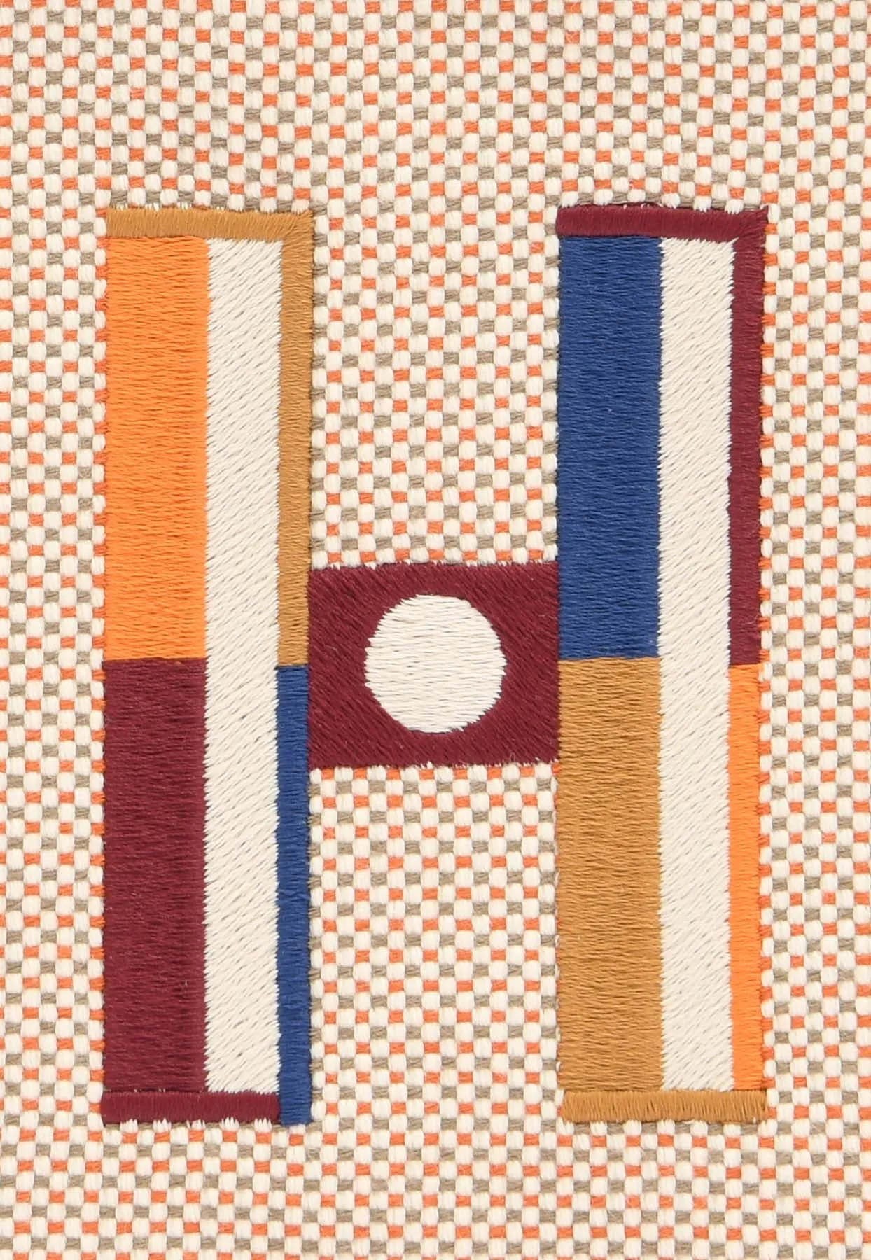 Faubourg PM Corner Case in Orange and Ficelle H Canvas