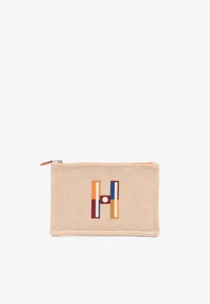 Faubourg PM Corner Case in Orange and Ficelle H Canvas
