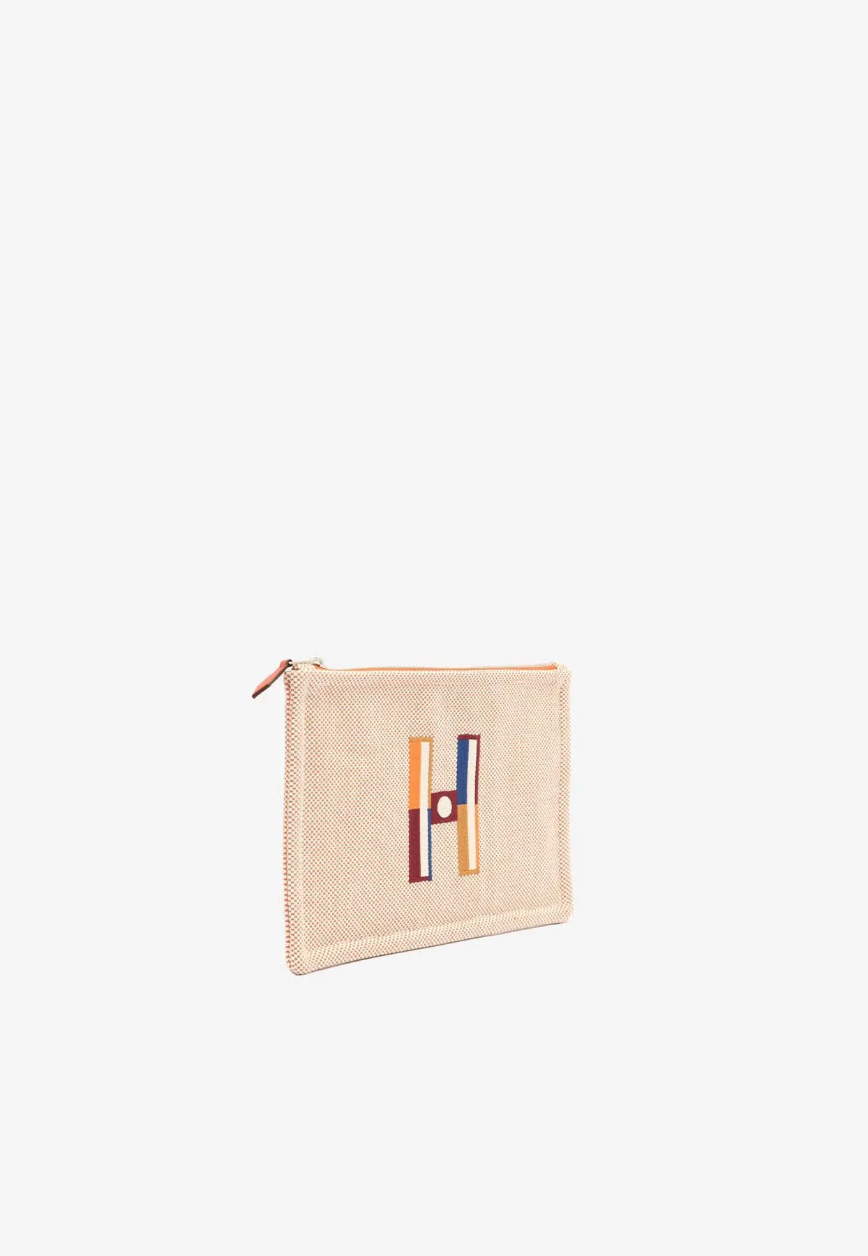 Faubourg PM Corner Case in Orange and Ficelle H Canvas