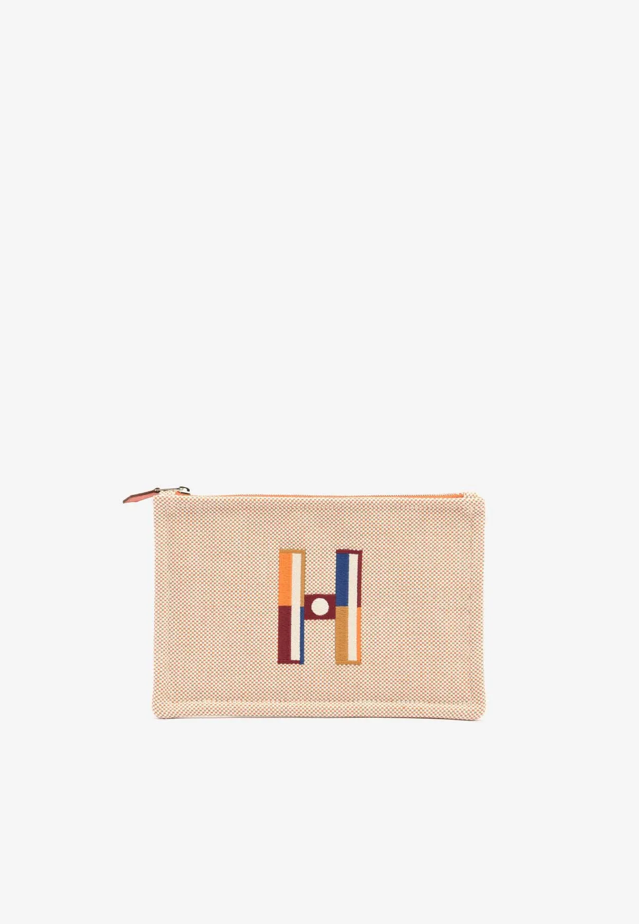 Faubourg PM Corner Case in Orange and Ficelle H Canvas