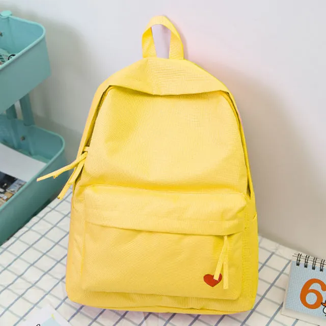 Femininas Student Korean Mochilas 2019 Girls Backpack Bag for Customer-first Back Bolsas School Advanced Female Schoolbag Black High Canvas New Yellow