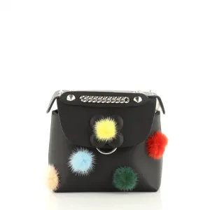 Fendi back to school black leather backpacks