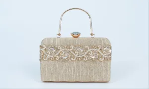 Framed Gold Clutch