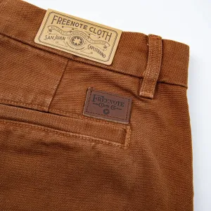 Freenote Cloth Workers Chino 14oz Slub Slim Fit - Rust
