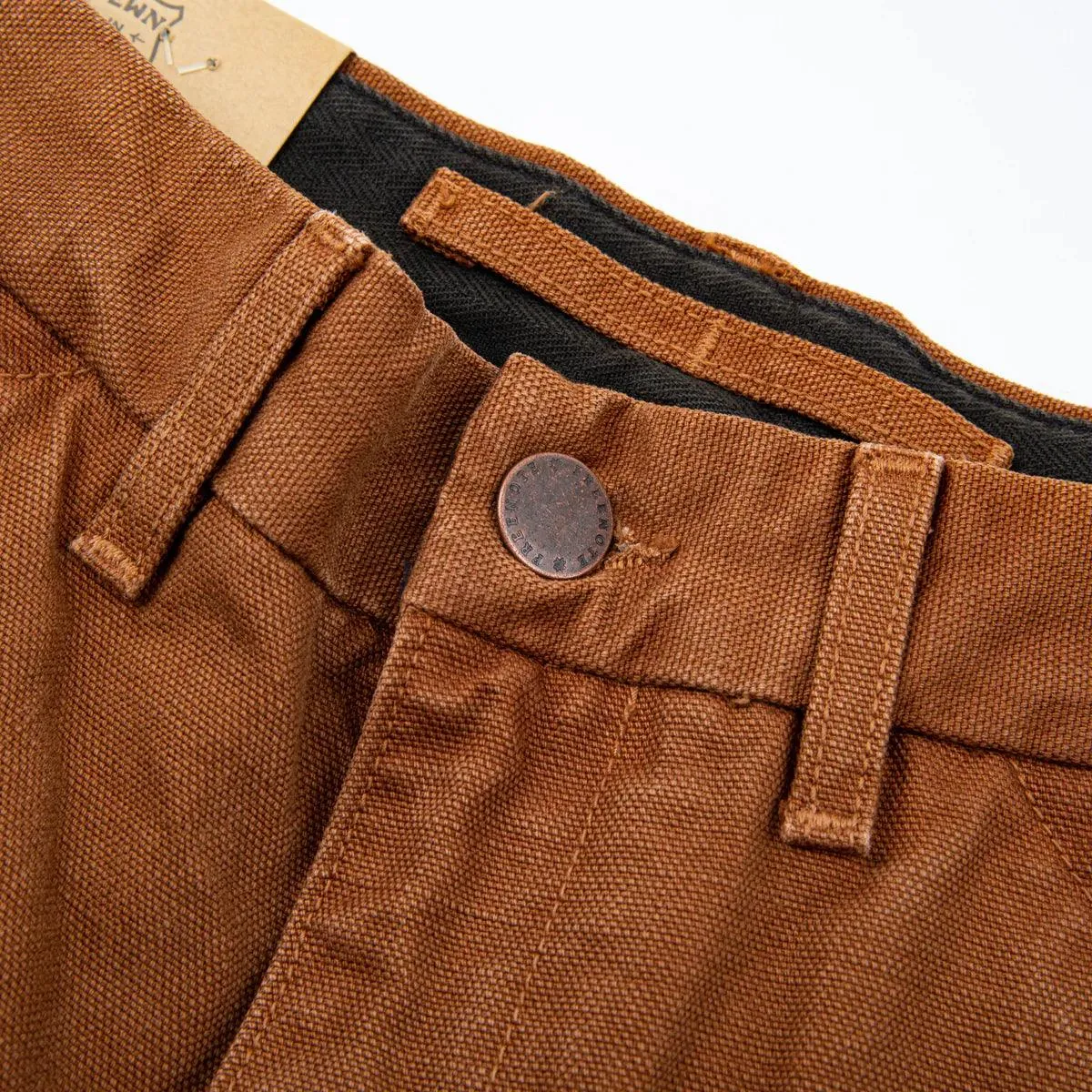 Freenote Cloth Workers Chino 14oz Slub Slim Fit - Rust