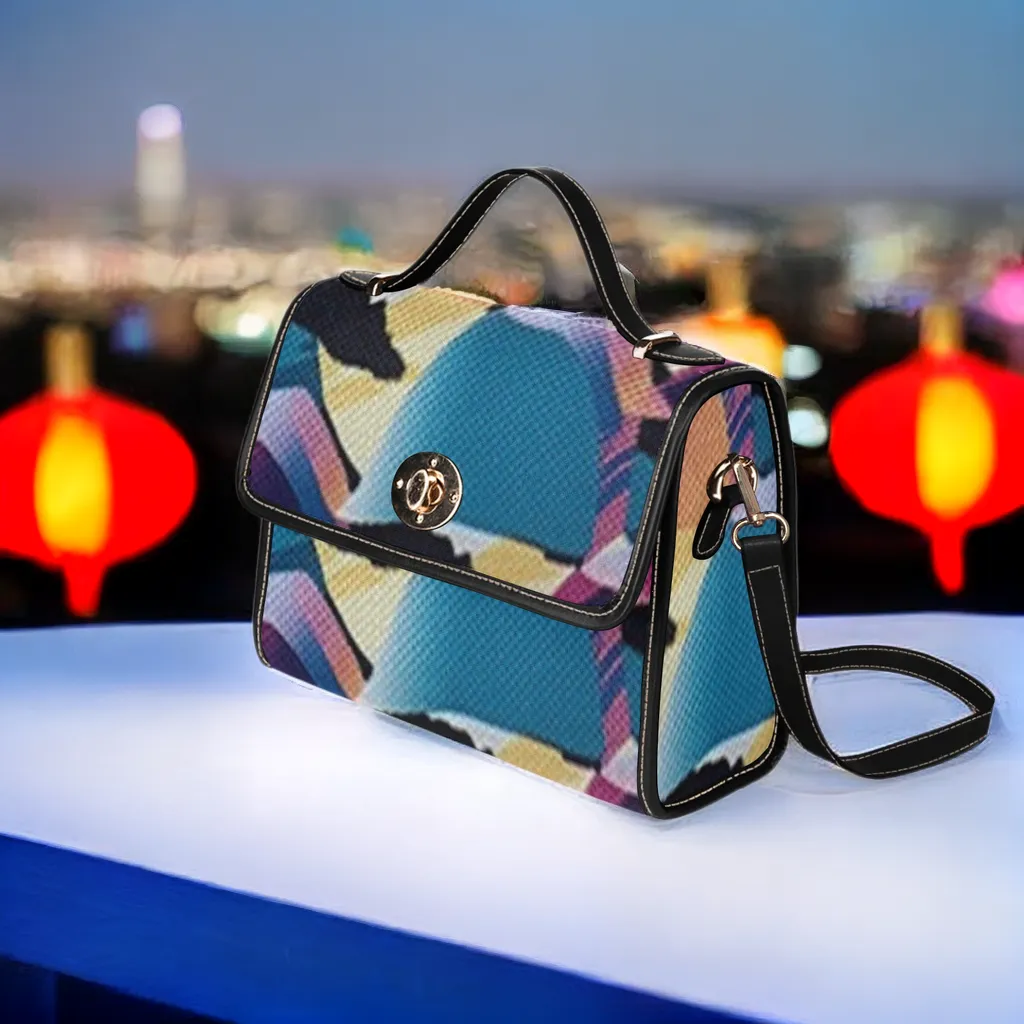 FZ DENIM PRINT HANDBAG
