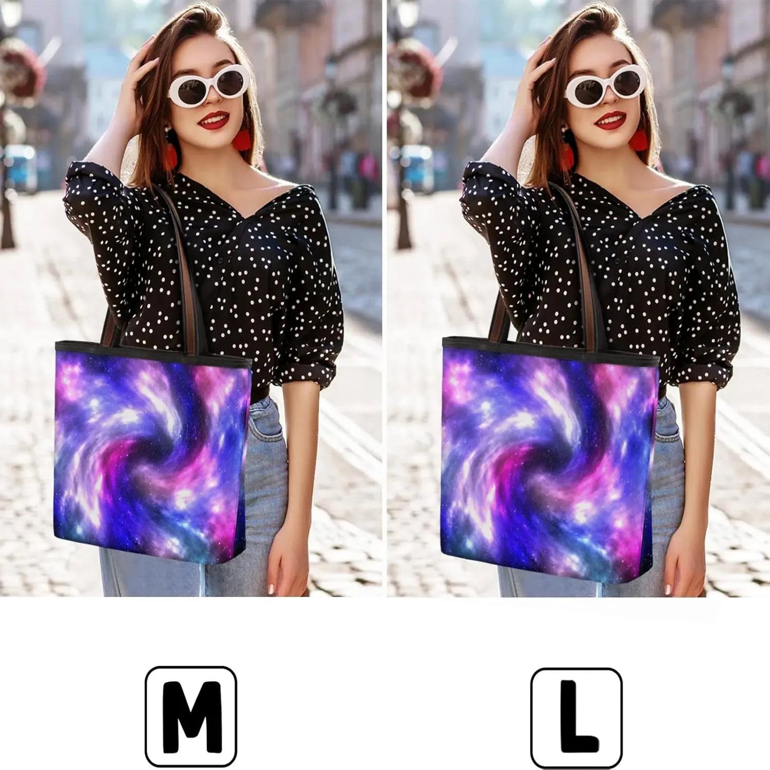 Galaxy Nebula Star Tote Bag for Women Womens Handbags Tote Bag for Work Shopping Travel Beach