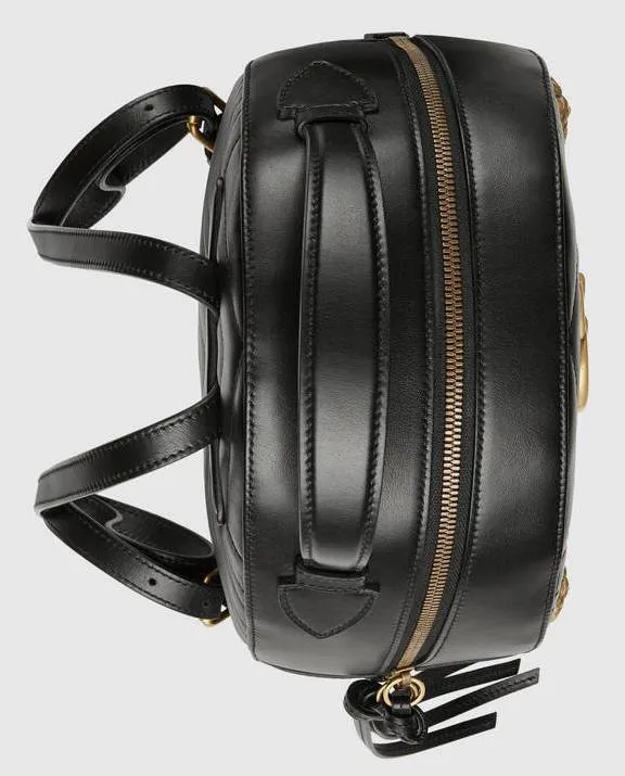 GG Marmont Animal Studs Leather Backpack