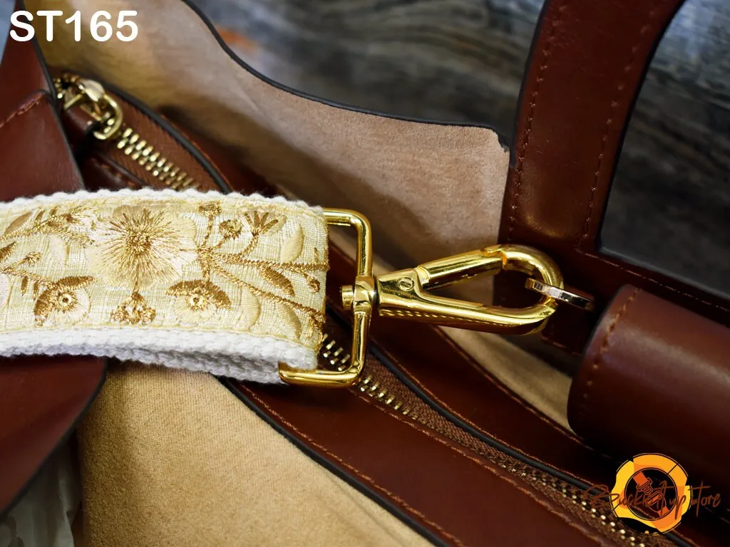 Gift for Mother Messenger Bag Crossbody Straps Replacement Shoulder Tote Bags Strap for Purses Embroidered Boho Guitar Strap Handbag Strap