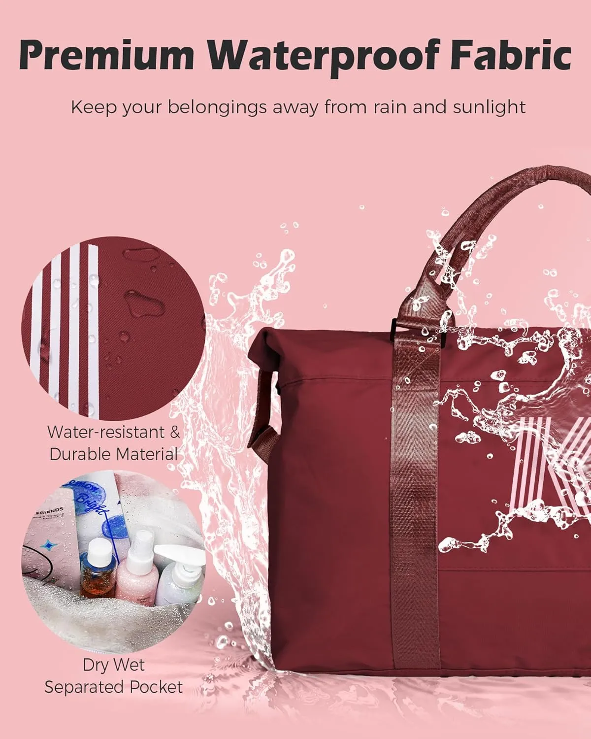 Gifts for Sister, Initial Travel Duffel Bag, Sports Bag, Personalized Weekender Bag with Shoulder Strap, Monogram Overnight Bag, Gift for Friend Sister Women Gifts (Letter Y)