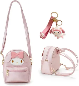 Girls Anime Kawaii Mini Backpack   Keychain Anime Cosplay Back Pack Cute Doll Handbag Shoulder Bag(Pink)