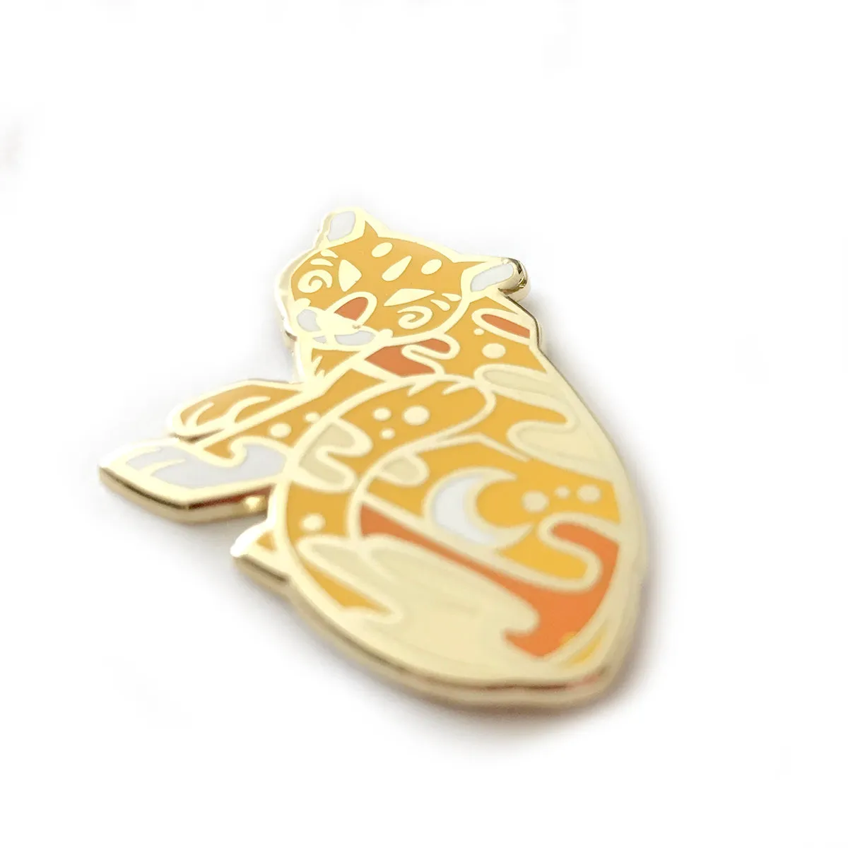 Golden Night Panther Enamel Pin
