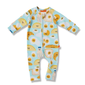 Halcyon Nights Long Sleeve Zipsuit - Brunch Buddies