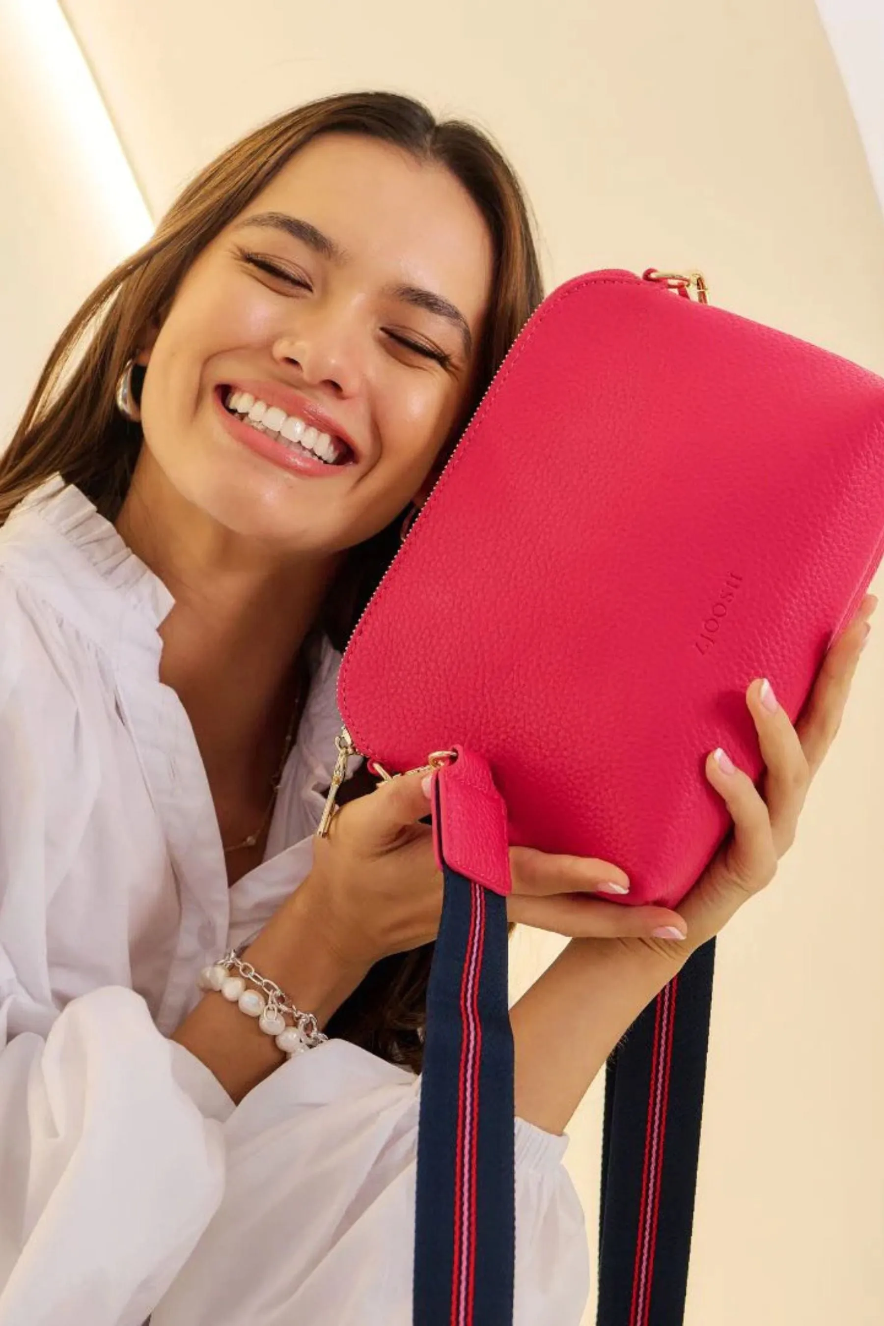 Hudson Cross Body Bag | Geranium