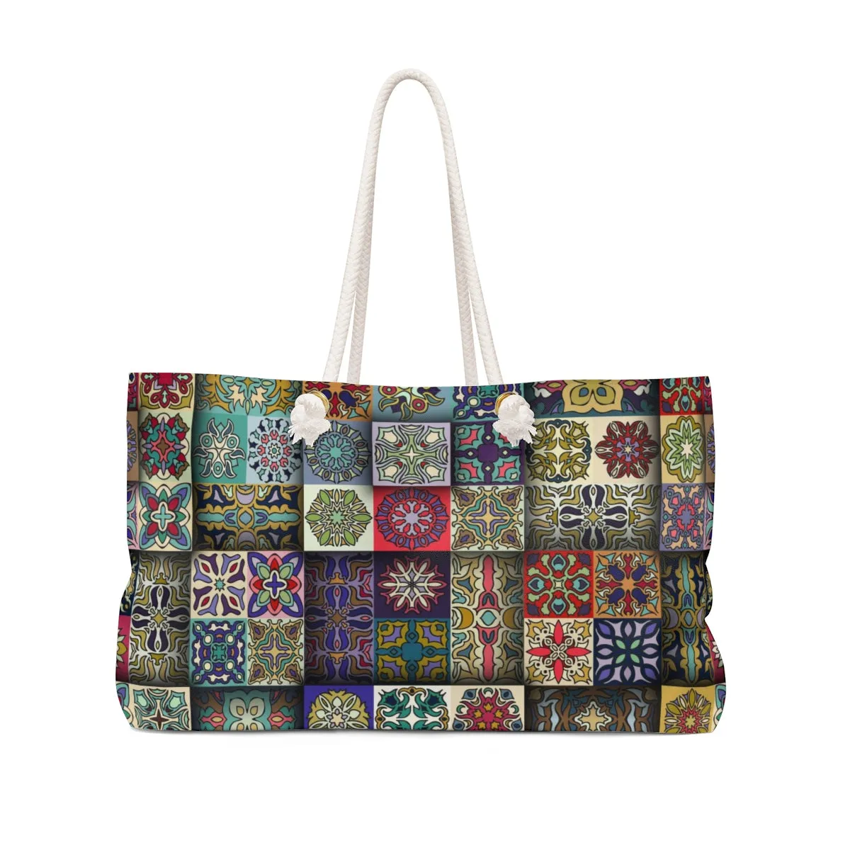 IoT-powered Bag Mosaic Tile Weekender Secret sale