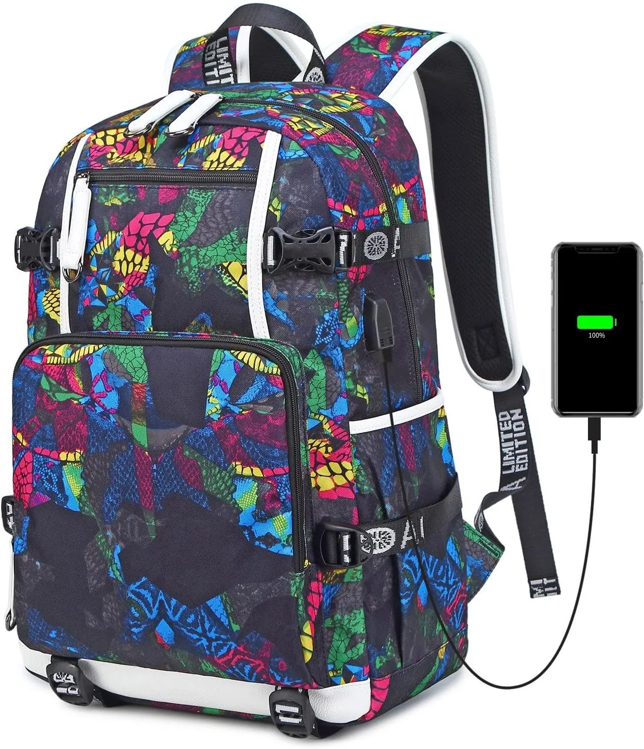 ISaikoy Anime Sword Art Online Backpack Bookbag Daypack School Bag Laptop Shoulder Bag N11