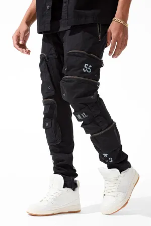 JORDAN CRAIG SEAN - DIVISON CARGO PANTS BLACK