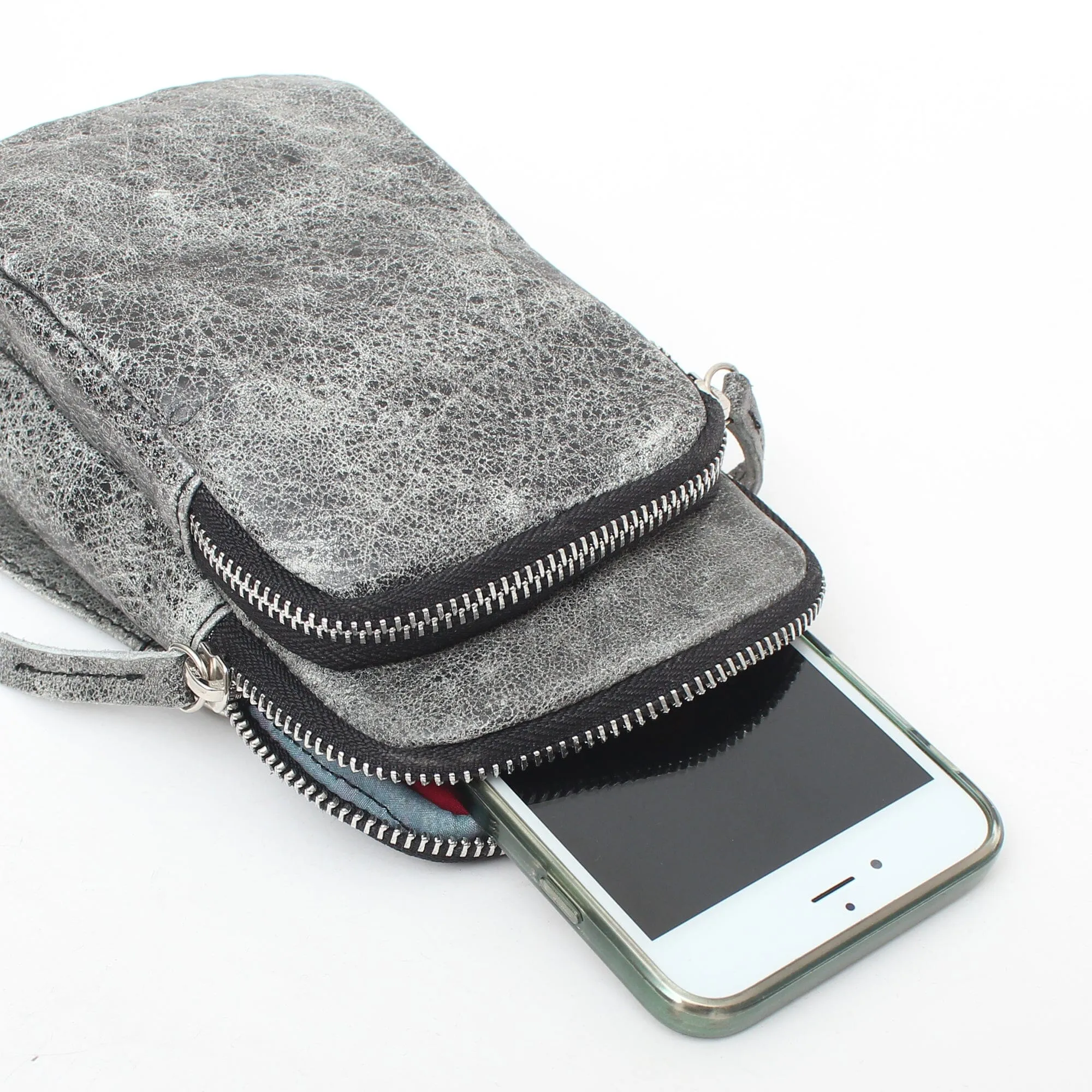 Journey Cowhide Cellphone Bag