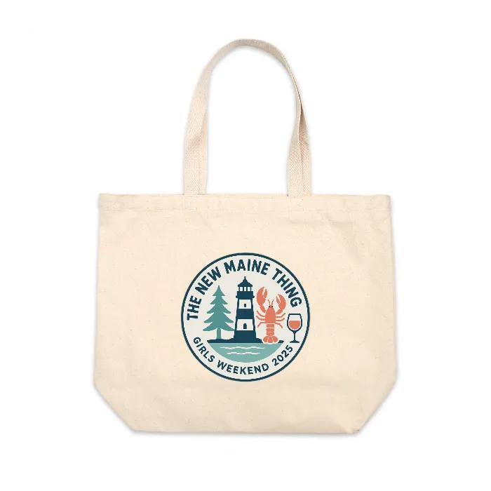 Jumbo Cotton Canvas Tote Bag