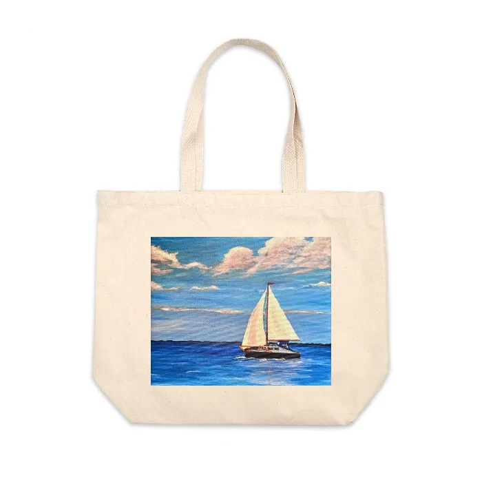 Jumbo Cotton Canvas Tote Bag