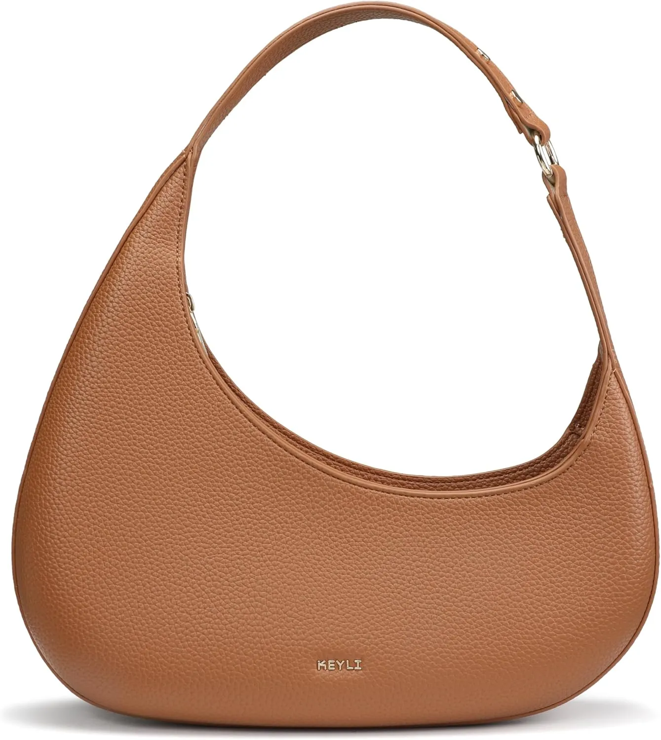 Keyli Shoulder Bag for Women Trendy Casual Leather Shoulder Purses lightweight Handbags Clutches with Zipper closure